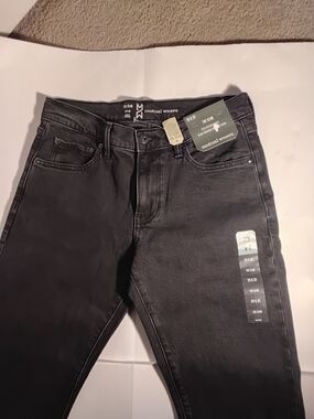 Mutual Weave Men's Black Slim Jeans